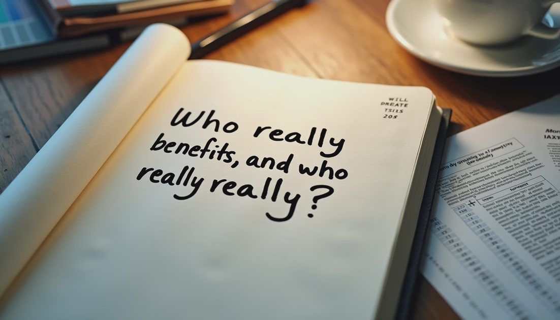 Notebook question guiding AI industry commentary